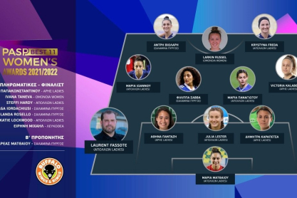 Δύο Ελληνίδες στην καλύτερη ενδεκάδα της Κύπρου