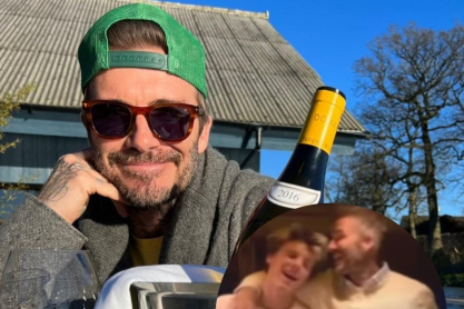 O David Beckham χορεύει και τραγουδά ξέφρενα με τον γιο του, στα 47α γενέθλιά του
