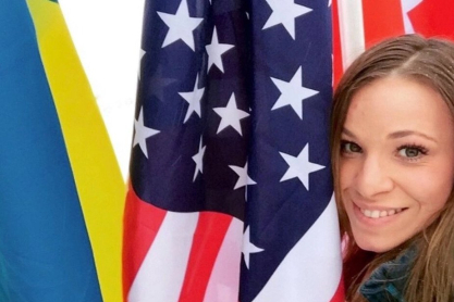 Η Οξάνα Μάστερς πήρε δύναμη απ' τα ηλιοτρόπια κι αγωνίστηκε και για την Ουκρανία