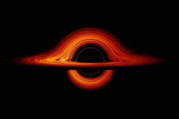 Στιγμιότυπο από animated απεικόνιση μαύρης τρύπας από τη NASA