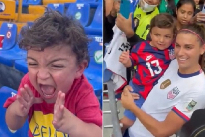 Ο μικρός Λούκα, ο μεγαλύτερος fan της Άλεξ Μόργκαν, γνώρισε το είδωλό του 