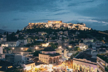 Η Αθήνα το βράδυ