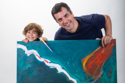 Vovafisso: η έκθεση ζωγραφικής του Δημήτρη Παπαδόπουλου με τον γιο του Άρη στην αίθουσα Τέχνης ΑΝΤΙ, από 23 Αυγούστου έως 4 Σεπτεμβρίου