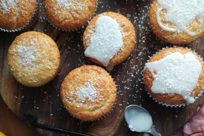 Muffin καρύδας από τη Mrs Olivespoon