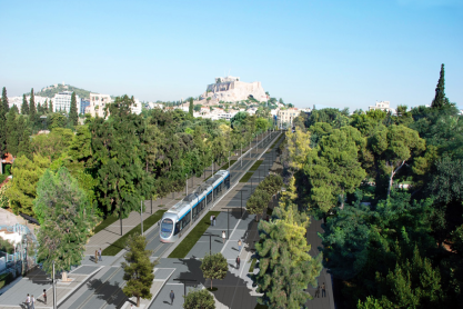 Αθήνα: Έτσι θα είναι η η λεωφόρος βασιλίσσης Όλγας σε 12 μήνες (μετά την ολοκλήρωση των έργων)