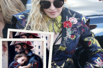 Madonna: Δημοσιεύει εικόνα με διασώστη της ΕΜΑΚ και κάνει έκκληση για βοήθεια