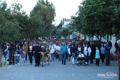 Make-A-Wish: Όταν η Κρήτη συνάντησε τη Θεσσαλονίκη στο κέντρο της Αθήνας για χάρη της Δέσποινας