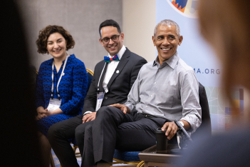 Ο Μπαράκ Ομπάμα και το συνέδριο του Obama Foundation στο Wyndham Grand Athens