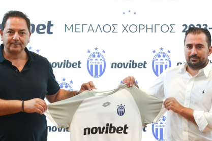 Η Novibet είναι ο νέος Μεγάλος Χορηγός της ΠΑΕ ΚΗΦΙΣΙΑ για το επόμενο έτος
