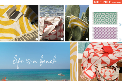 Let the Sunshine in με τη νέα NEF-NEF Homeware Beach Collection 