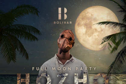 Ο μελωδικός Hozho έρχεται στο Bolivar Beach Club για το απόλυτο full moon party!