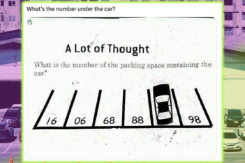 Ο γρίφος με τη θέση πάρκινγκ: Μπορείς να βρεις σε ποιον αριθμό είναι σταθμευμένο το αμάξι;