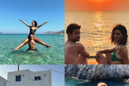 Έλληνες διάσημοι, διακοπές στα ελληνικά νησιά