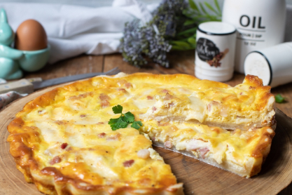 Quiche Lorraine: Η συνταγή για την πιο διάσημη γαλλική αλμυρή τάρτα