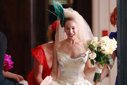 Sex and the City Wedding scene