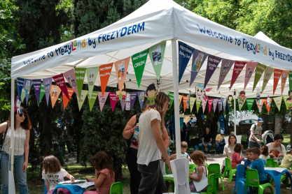 Η Frezyderm χάρισε χρώμα και χαμόγελα στο Family Event by Liquid Media