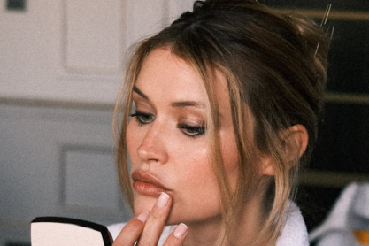 blurred lips