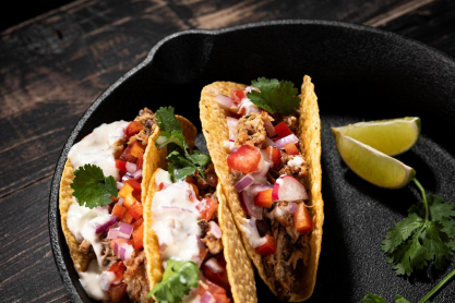 Η απόλυτη συνταγή για τάκος με κοτόπουλο στο air fryer 