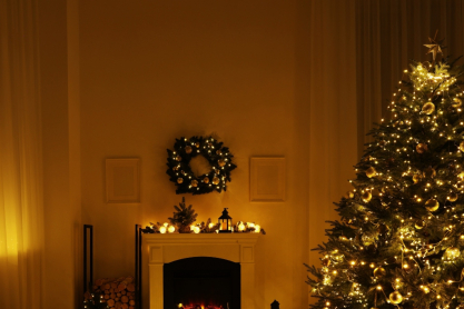 διακόσμηση τζάκι χριστούγεννα