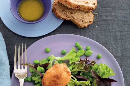 Συνταγή για αυγά πανέ με τραγανή κρούστα