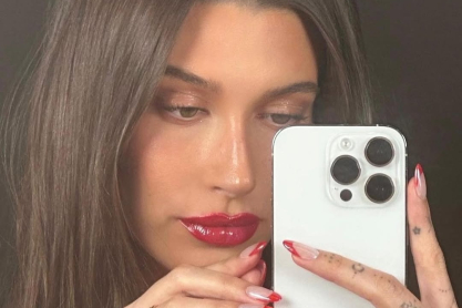 νύχια γαλλικό καθρέφτης