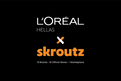 Skroutz και L'Oréal Hellas ενώνουν τις δυνάμεις τους για να φέρουν τα κορυφαία προϊόντα ομορφιάς ακόμα πιο κοντά στους καταναλωτές