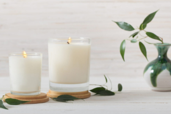 Πανέμορφο DIY για τα λευκά σας κεριά