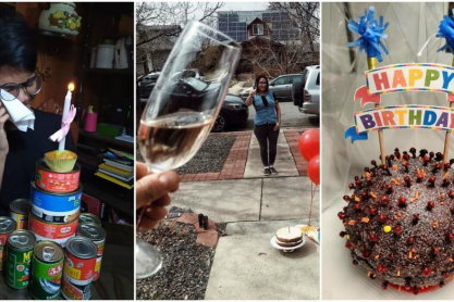 Πάρτι γενεθλίων στις μέρες του κορωνοϊού: 15 αστείες και συγκινητικές φωτογραφίες 
