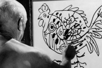 Δείτε τον Πικάσο να ζωγραφίζει ένα αριστούργημά του μέσα σε 5 λεπτά