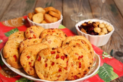 Απίθανα, αφράτα αλμυρά μπισκότα με πιπεριές