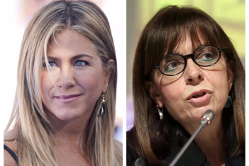 H Jennifer Aniston συμπεριέλαβε σε λίστα με τις γυναίκες που «αλλάζουν» τον κόσμο την Πρόεδρο της Δημοκρατίας, Κατερίνα Σακελλαροπούλου 