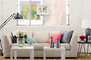 13 δημιουργικές ιδέες για να διακοσμήσετε τον τοίχο πάνω από τον καναπέ