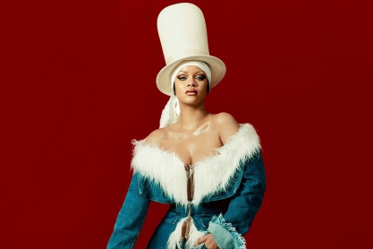 Η Rihanna σε μια iconic φωτογράφιση για το περιοδικό Dazed