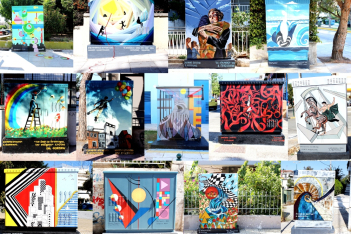 Κάτι εξαιρετικό συμβαίνει στην Ηλιούπολη: Μαθητές ζωγραφικής μετέτρεψαν 30 ΚΑΦΑΟ σε έργα τέχνης