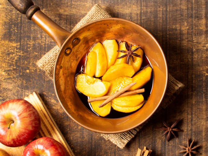 Καραμελωμένα μήλα με άρωμα φθινοπώρου για cozy στιγμές στο σπίτι