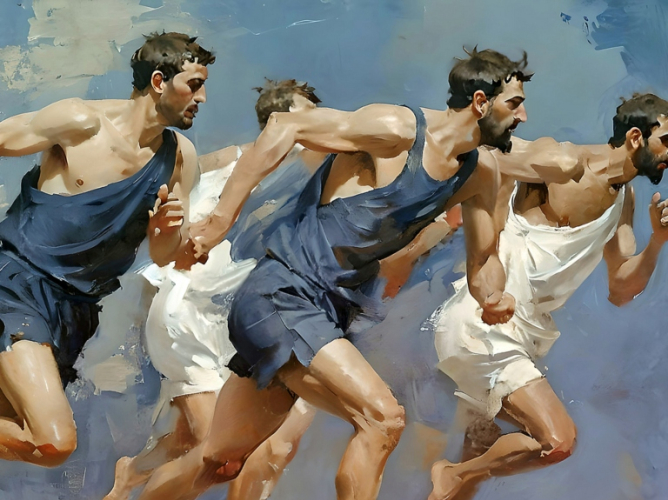 «MYTHOS & MOMENTUM – Από την Αρχαιότητα στους Μαραθωνοδρόμους»: Η μεγάλη έκθεση του Αλέξανδρου Παπακωνσταντίνου στη Βιέννη