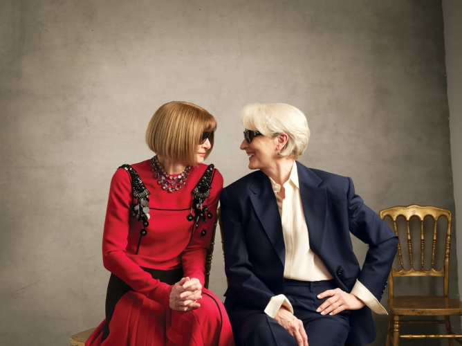 «Δύο Μιράντα» στο εξώφυλλο της Vogue: Τι γίνεται όταν Άννα Γουίντουρ και Μέριλ Στριπ βρίσκονται στο ίδιο κάδρο