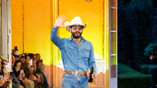 O Post Malone έκανε το ντεμπούτο του στον fashion κόσμο: Έφερε ένα άλογο στην πασαρέλα, επιτομή του rodeo style