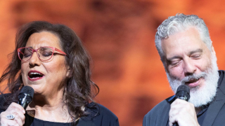 Η Μαρία Φαραντούρη και ο Τάσης Χριστογιαννόπουλος στο Μέγαρο Μουσικής Αθηνών