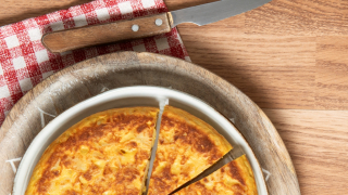 Εύκολη και χορταστική ομελέτα ζυμαρικών στο air fryer